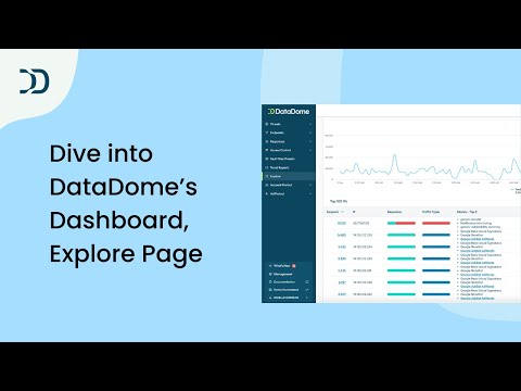 Dive into DataDome's Dashboard | Explore - video from DataDome