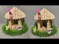 DIY Birds House | Hut Showpiece From Pista Shells | Home Decoration Craft Ideas | Pista Shell Crafts