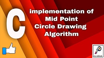 C implementation of Mid Point Circle Algo in Dev C++ | Computer Graphics Program | Dev C++ Graphics