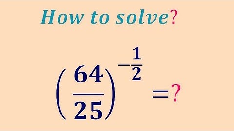 A beautiful  exponents problem
