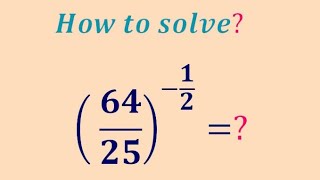 A beautiful  exponents problem