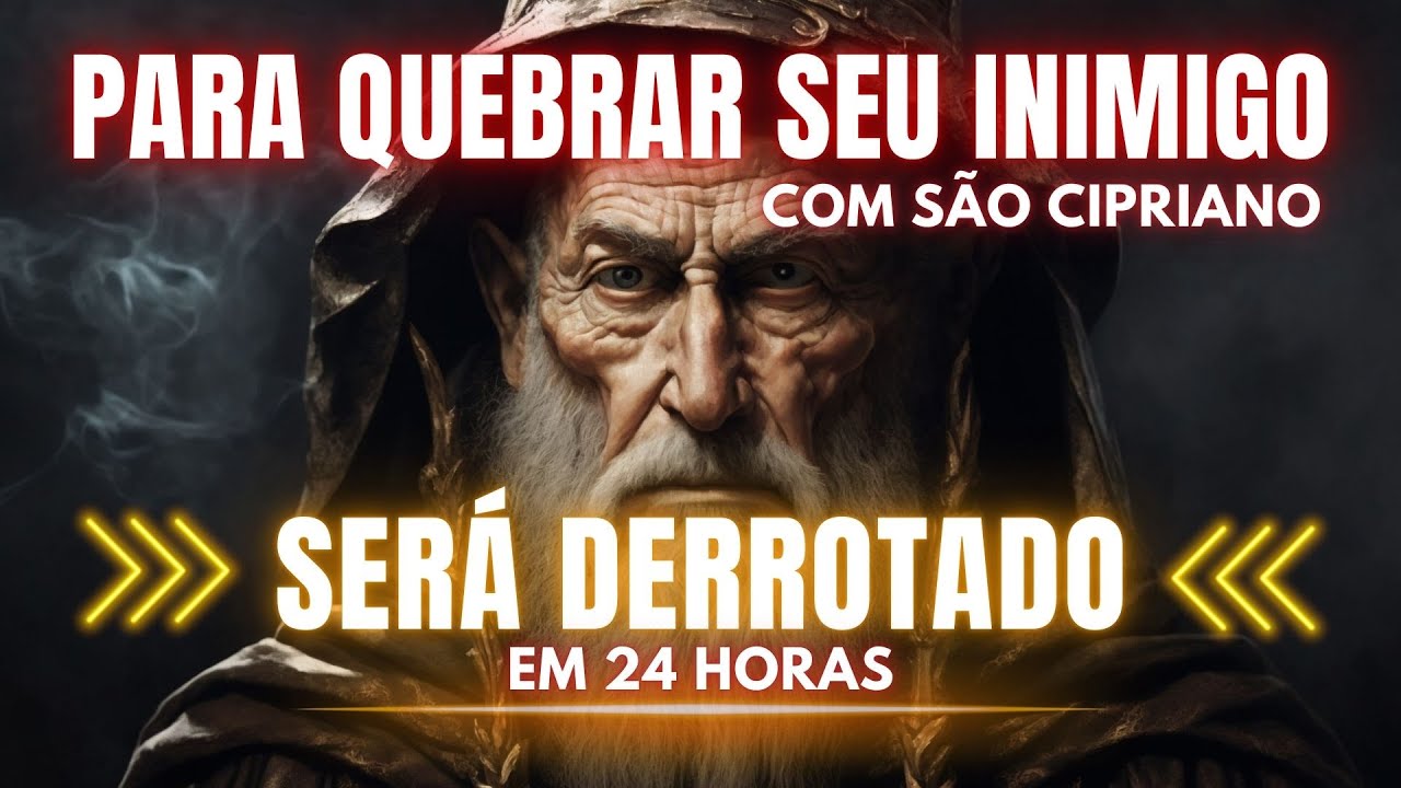 SEU INIMIGO VAI CAIR HOJE - ORAÇÃO DE CIPRIANO PARA DERROTAR O INIMIGO EM 24 HORAS