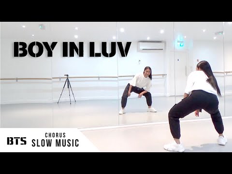 BTS - 'Boy In Luv' - Dance Tutorial - SLOW MUSIC + MIRRORED (CHORUS)