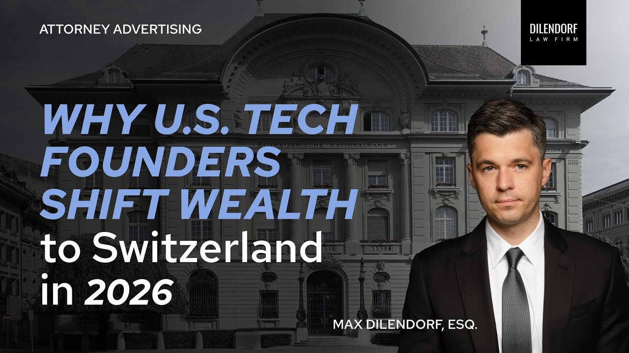Почему основатели американских технологических компаний переводят свои состояния в Швейцарию в 20...