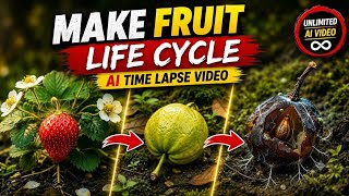 Make Fruit Life Cycle AI Videos LIKE THIS in 2 Minutes! 🤯 screenshot 4