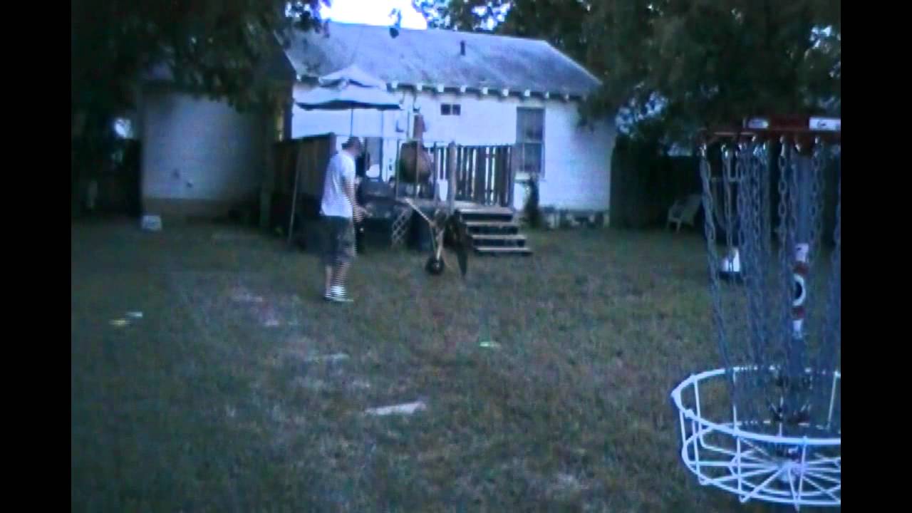 Disc Golf Backyard Net Driving, How's my form? - YouTube