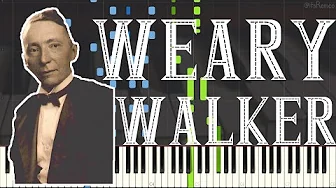 Charles L. Johnson - Weary Walker March 1895 (Ragtime Piano March Synthesia)