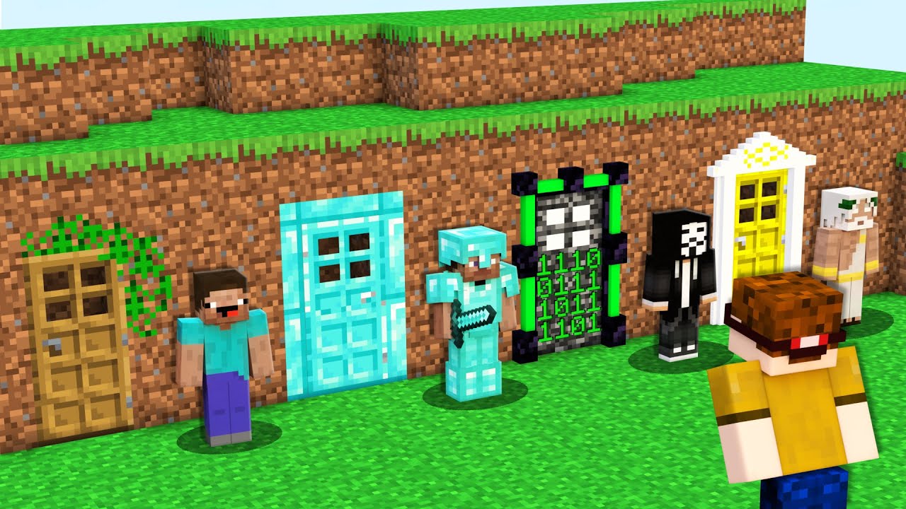 Ich BETRETE ALLE GEHEIMEN TÜREN in Minecraft!