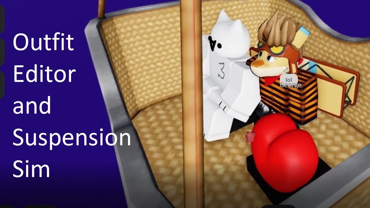 Playing Outfit Editor, Suspension Sim w/ rabbid, matt, ana, foxy, riri ...