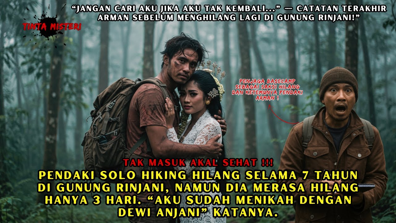 PENDAKI SOLO HIHIKING HILANG 7 TAHUN DI RINJANI,TAPI MENGAKU HILANG 3 HARI, “AKU BERSAMA D. ANJANI