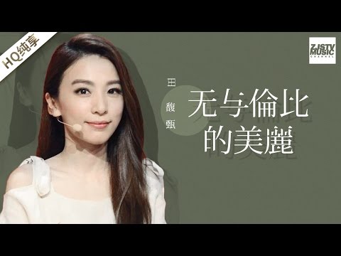 [ 纯享版 ] 田馥甄《无与伦比的美丽》《梦想的声音》第10期 20170101 /浙江卫视官方HD/