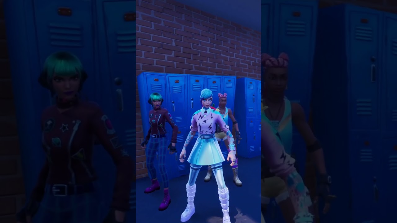 Wednesday Addams Goes To A New School | The Addams Family In Fortnite 