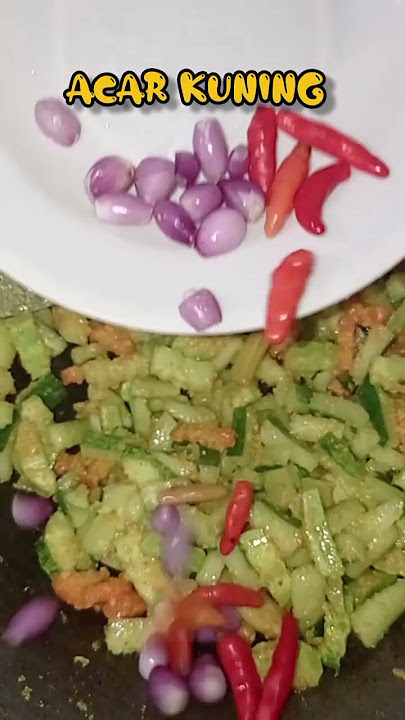 acar kuning matang segar