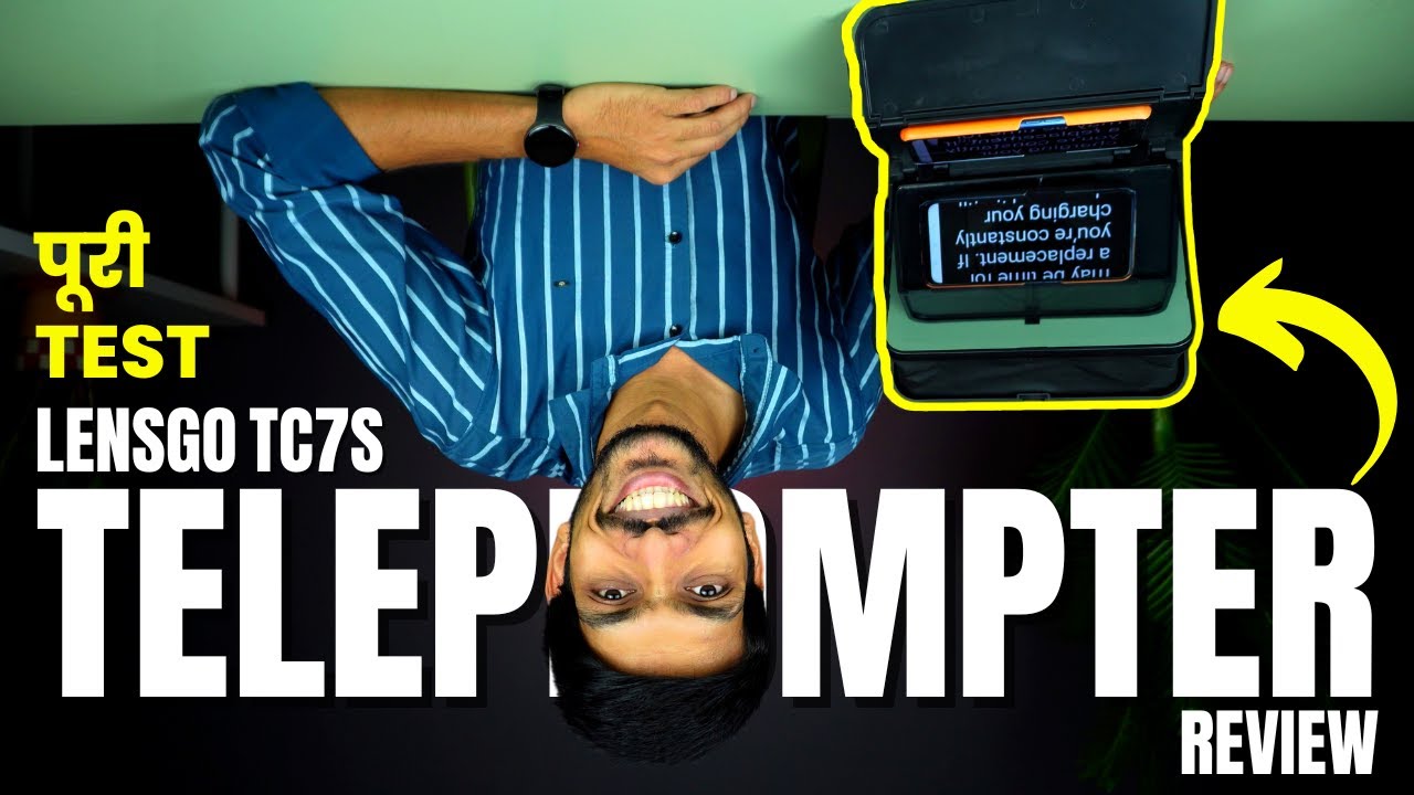 LensGo Teleprompter TC7S Review Setup & Sample Best Mobile