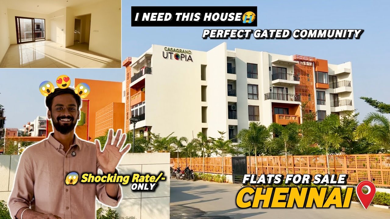 I Need this Home😭Perfect Gated Community😍Lifestyle Apartment sale in Chennai Manapakkam🏡Near DLF💥 