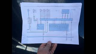 Toyota Prius ZVW 50/51 Headlight Wiring Diagram