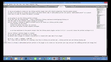 Liferay hello world portlet [liferay 6.2.ga4, maven, eclipse IDE] - 3