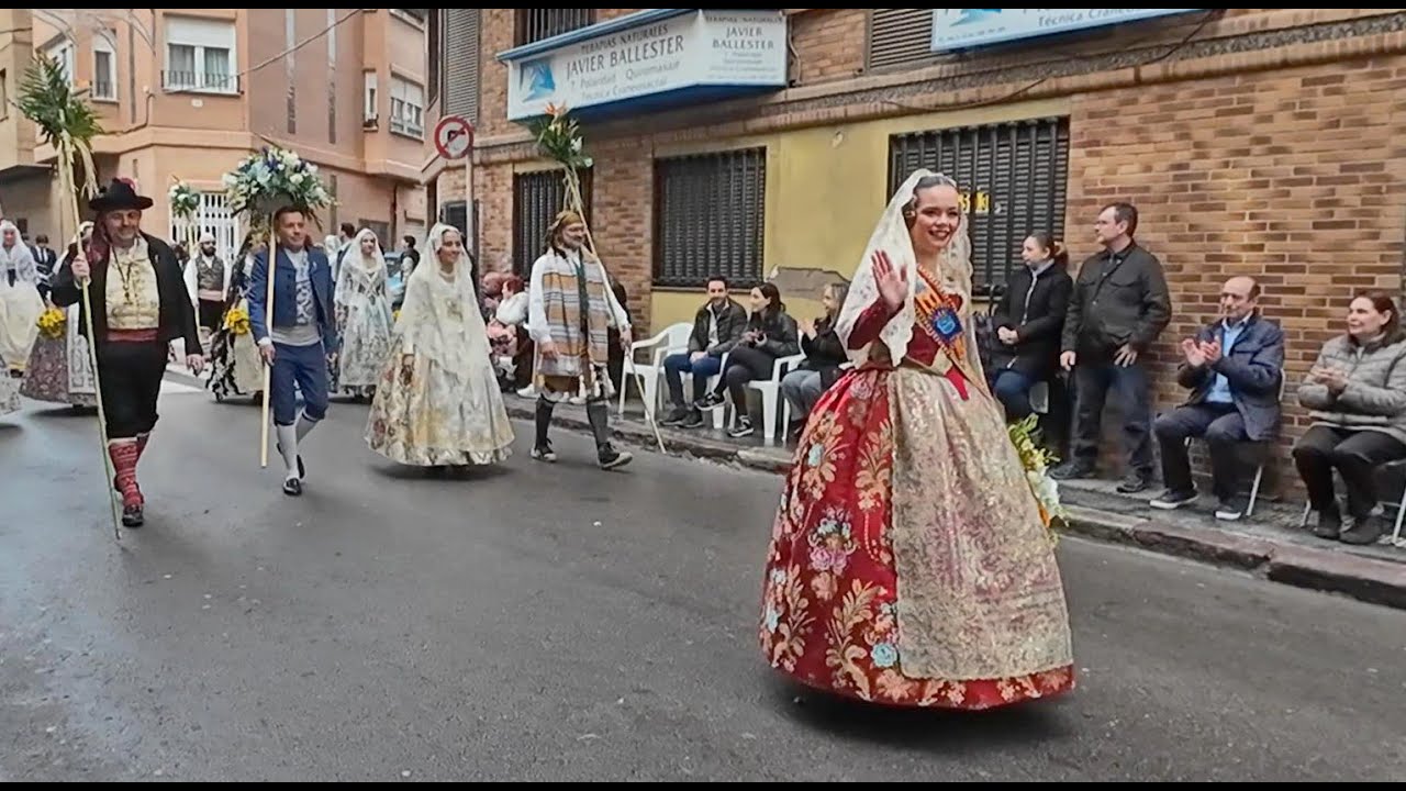 Ofrenda Flores. Fallas 2025