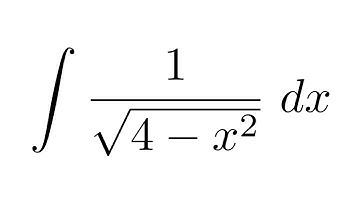 Integral of 1/sqrt(4-x^2) (substitution)