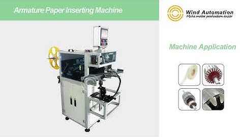Armature automatic paper inserter insulation paper insertion machine