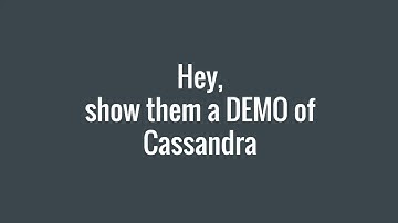 Cassandra and Python