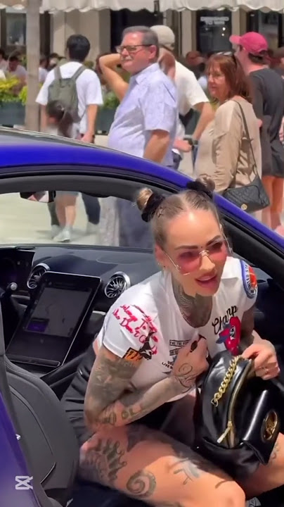 Rich Ladies Stepping Out in Style | Luxury Cars in Monaco 🇲🇨 #monaco