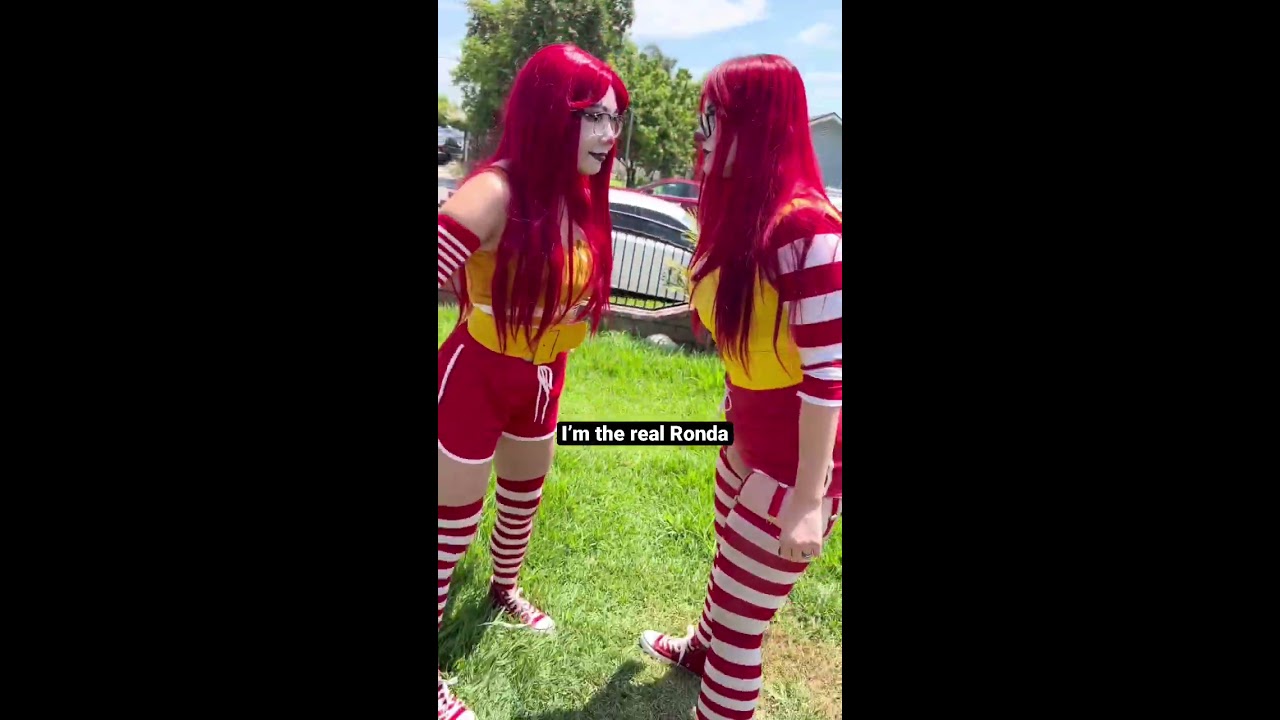 I M THE REAL RONDA MCDONALD Ffcu Fastfoodhouse Mcdonalds Cosplay