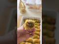 Pistachio Baklava Rolls رولات البقلاوة بالفستق Shorts 
