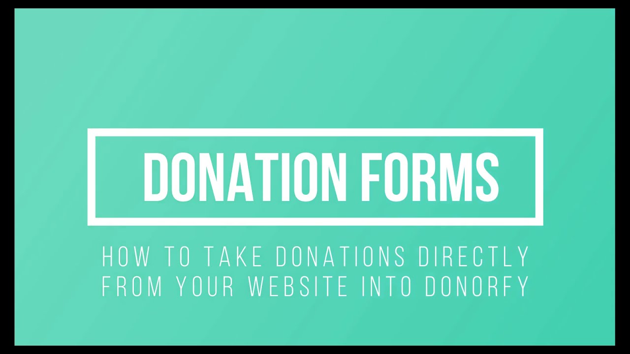 Ways to Take Donations on Your Website