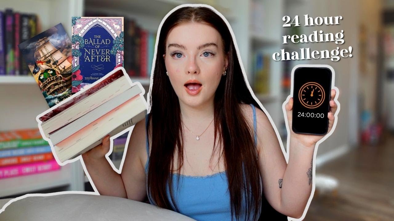i read for 24 hours straight!! ⏰ *spoiler free reading vlog* - YouTube