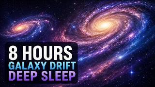 Vast Galaxy Descent | 8 Hour Deep Sleep Soundscape | Static Image | No Talking