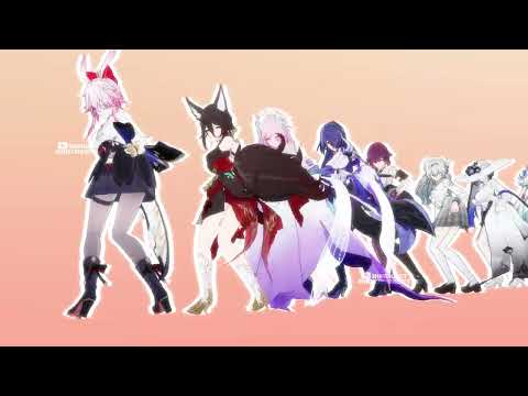 HSR BOUNCE【崩坏：星穹铁道 : HSR MMD／4K／60FPS】 #hsr #shorts #kafka