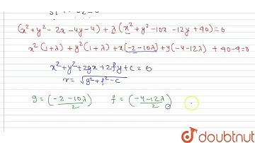 Find the equation of the circle passing through the points of intersection of the circlesx^2 + ...