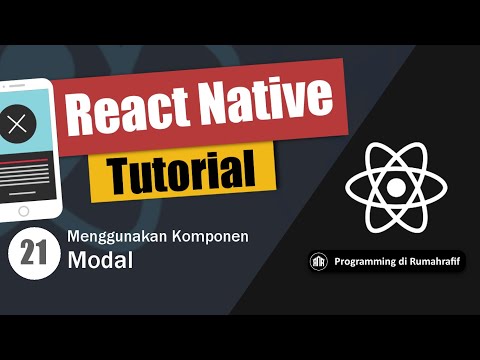 Modal React Native Element // Belajar React Native