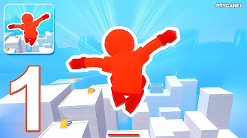 Parkour Race: FreeRun Game - Gameplay Walkthrough Part 1 - Stickman Parkour Run (Android, iOS)