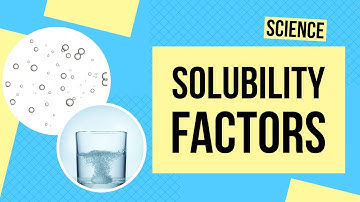 Solubility Factors | Science Lesson