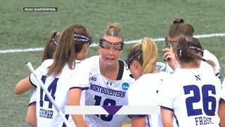 Pennsylvania vs Northwestern NCAA Quarterfinal women's college lacrosse 2024