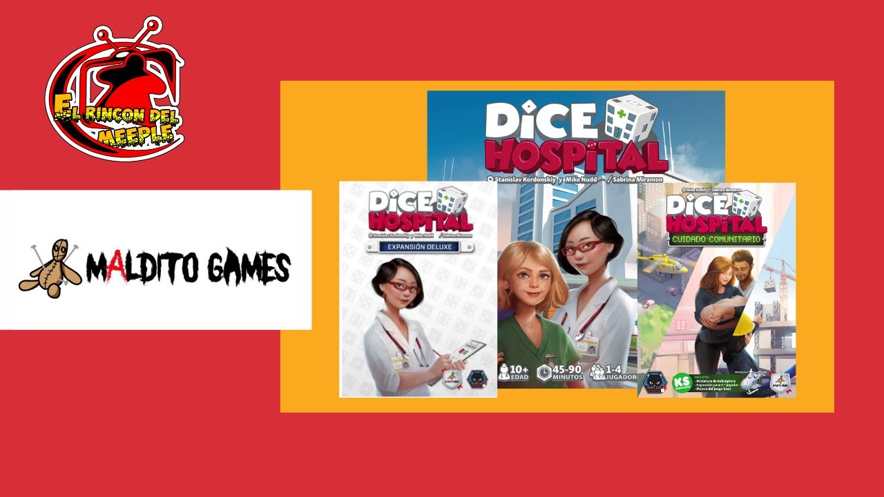 Dice Hospital + Expansiones - ¿Merecen la Pena? - Charlando en el Rincón