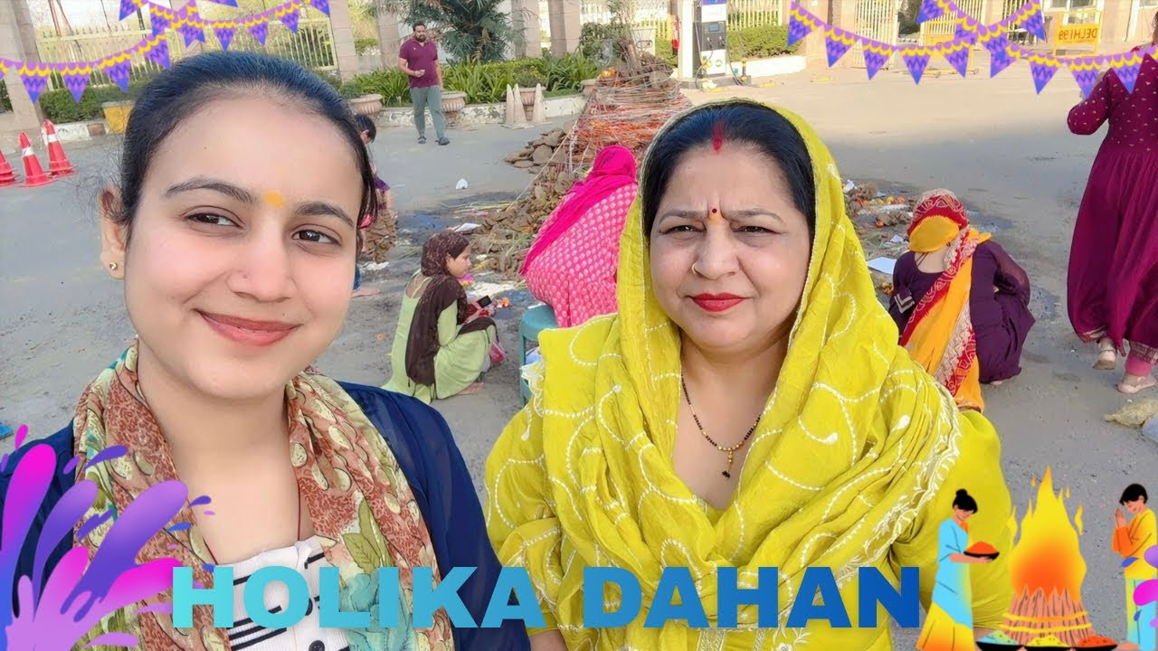 Our Holika Dahan Rituals & Festive Vibes 🪔🌸 #holikadahan  #holi2026  #familyvlog #indianfestival 