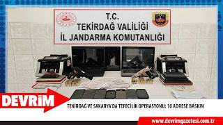 Teki̇rdağ Ve Sakaryada Tefeci̇li̇k Operasyonu 10 Adrese Baskin