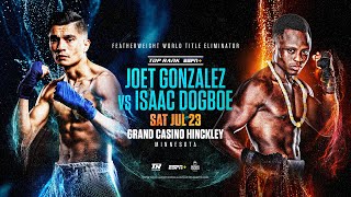 Joet Gonzalez vs Isaac Dogboe | PREVIEW | TITLE SHOT ON THE LINE ON SATURDAY ON ESPN+