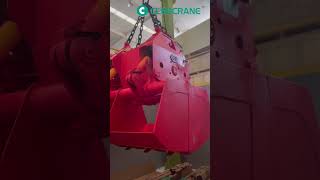 GRAB BUCKET OVERHEAD CRANE #overheadcrane #eotcrane #wireropehoist #electrichoist #bridgecrane