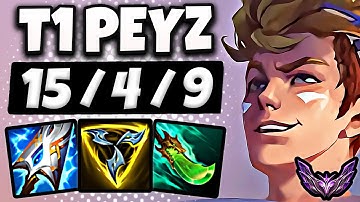 T1 Peyz Ezreal vs Ziggs [ ADC ] Patch 25.24 Ranked Korea