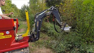 DEBROUSSAILLAGE 2 HECTARES AVEC MINIPELLE MYGALE 600 ProtoMicroTp