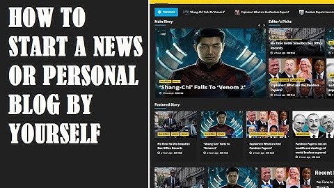 How Start a News Blog With WordPress