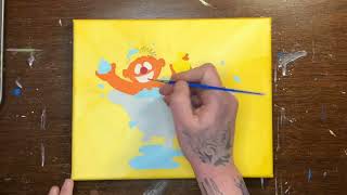 Sesame Street FAN ART Ernie in the Bathtub