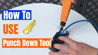 How to Use Punch Down Tool? (Only 8 Steps)|Detailed Instruction|Step by Step| VCELINK