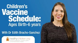 Childhood Immunization Schedule for Ages | 0-6 Years | AAP
