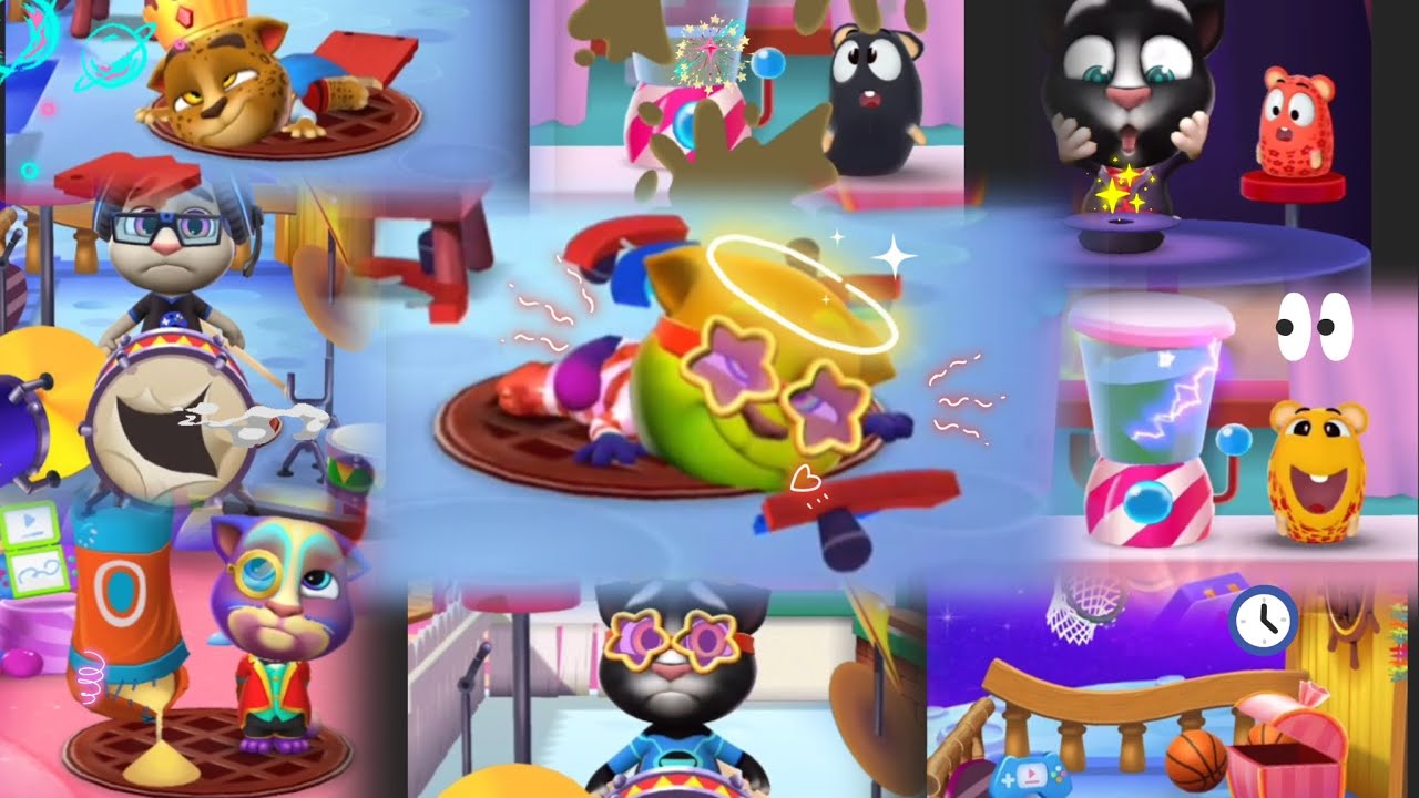 My Talking Tom 2 - All Broken items! 😑 | Tom's Toy is Broken | My Talking Tom 2 Gameplay