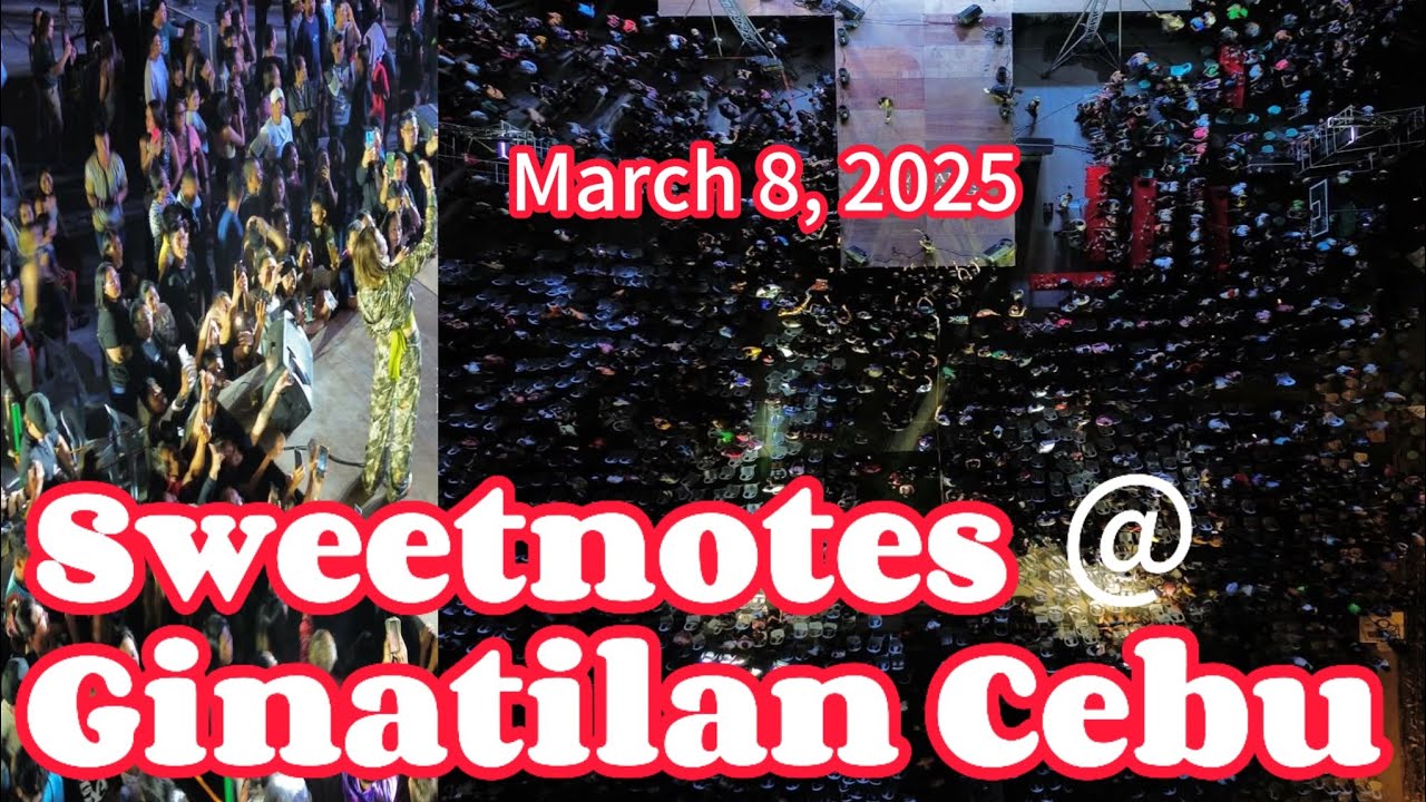 sweetnotes in Ginatilan Cebu, #sweetnotes live concert #sweetnotesmusic #SanMiguelBohol
